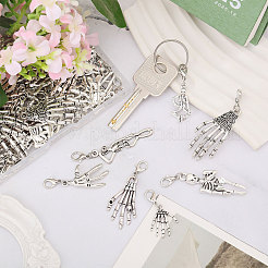 56Pcs 7 Style Alloy Pendant Decoration&nbsp;HJEW-CA00045