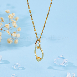 304 Stainless Steel Heart Ring Holder Pendant Necklaces for Women&nbsp;NJEW-HS00016