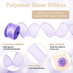 Polyester Wired Ribbon&nbsp;OCOR-TAC0038-10B