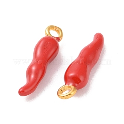 Brass Enamel Pendants&nbsp;PALLOY-H003-1G