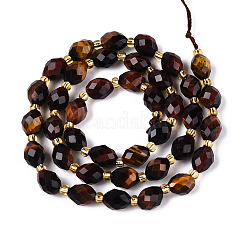 Natural Red Tiger Eye Beads Strands&nbsp;G-N342-35-8x6-04