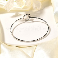 Tarnish Resistant 304 Stainless Steel Bangle&nbsp;BJEW-H530-01P