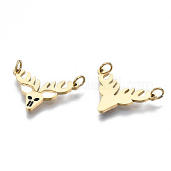 304 Stainless Steel Enamel Pendant Links&nbsp;STAS-S116-339G
