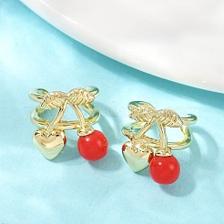 Brass Cuff Earrings&nbsp;EJEW-Q045-03G