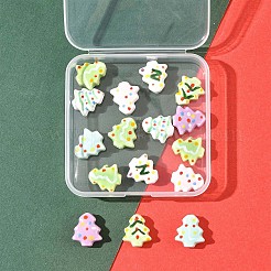 16Pcs 7 Colors Handmade Porcelain Beads&nbsp;PORC-FS0001-42