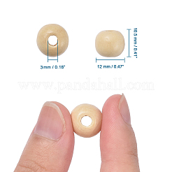 Natural Wood Beads&nbsp;TB12mmY-13