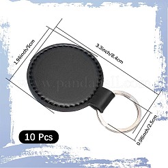 CutHollow 10Pcs PU Leather Keychain&nbsp;KEYC-CL0001-09C