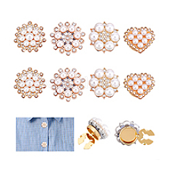 8Pcs 4 Style Alloy Cufflinks&nbsp;HJEW-PH02131