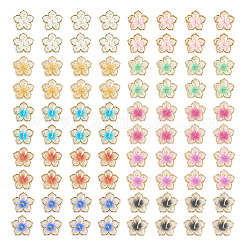 200Pcs 10 Colors Plating Acrylic Cabochons&nbsp;OACR-TA0001-17