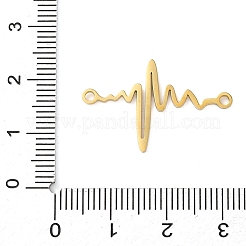 Ion Plating(IP) 304 Stainless Steel Laser Cut Connector Charms&nbsp;STAS-N104-01G