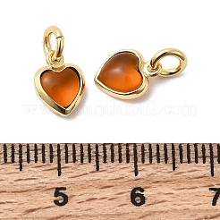 Brass Pave Cubic Zirconia Pendants&nbsp;KK-Z137-21G-01