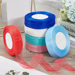 1 Rolls Sheer Organza Ribbon&nbsp;SRIB-CY0001-22A-04