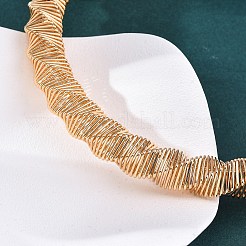 14mm Twist Iron Chain Necklaces&nbsp;NJEW-G163-02KCG