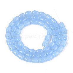 Imitation Jade Glass Beads Strands&nbsp;GLAA-T028-14J-04