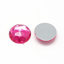 Acrylic Rhinestone Flat Back Cabochons&nbsp;GACR-Q008-25mm-10