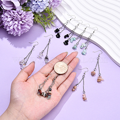 5Pair Brass Dangle Earring&nbsp;EJEW-YW00001-01