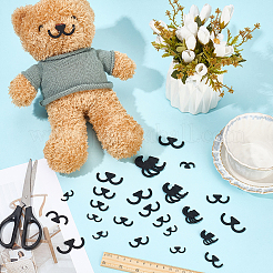 400Pcs 4 Styles Felt Craft Doll Mouth&nbsp;DIY-GF0013-63