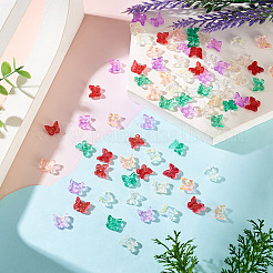 100Pcs 5 Colors Electroplate Glass Beads&nbsp;EGLA-TA0013-54