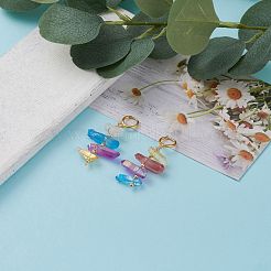Brass Huggie Hoop Earrings&nbsp;EJEW-JE04431