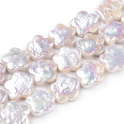 Baroque Natural Nucleated Keshi Pearl Beads Strands&nbsp;PEAR-S020-A03