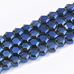 Electroplate Glass Beads Strands&nbsp;EGLA-T018-03