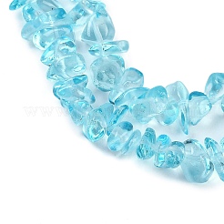 Transparent Glass Beads Strands&nbsp;GLAA-Z009-01E