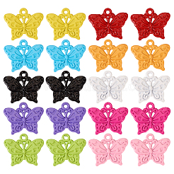 20Pcs 10 Colors Baking Paint Alloy Pendants&nbsp;FIND-TA0002-82