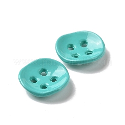 Spray painted Alloy Buttons&nbsp;PALLOY-K001-03