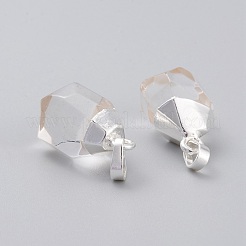 Natural Quartz Crystal Pendants&nbsp;G-G845-07S-06