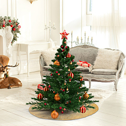Polyester Christmas Tree Skirt&nbsp;DIY-WH20032-86A