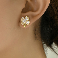 Elegant and Versatile Four-Leaf Clover Stud Earrings for Women&nbsp;CY8826