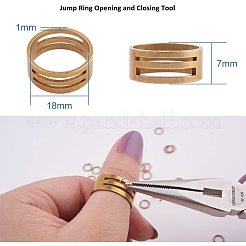 304 Stainless Steel Open Jump Rings&nbsp;STAS-PH0018-15