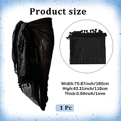 Rectangle Cotton Beach Tippet&nbsp;AJEW-WH20006-183B