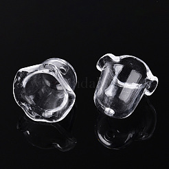 Transparent Acrylic Bead Caps&nbsp;TACR-T028-58A