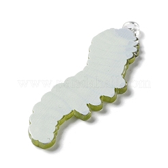 Green Yellow Acrylic Penadnts&nbsp;OACR-A028-01B