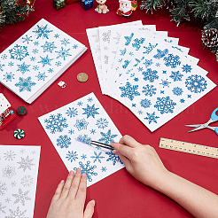 3 Bags Christmas Winter Theme Paper Adhesive Stickers&nbsp;DIY-BC0016-12