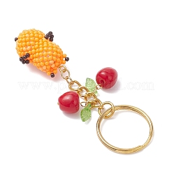 Glass Hamster Keychains&nbsp;KEYC-MZ00055-01