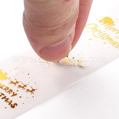 Christmas Themed Flat Round Roll Stickers&nbsp;DIY-B045-15A