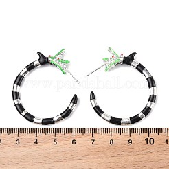Alloy Dragon Stud Earrings&nbsp;EJEW-R011-02P