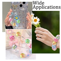 50Pcs Plating Acrylic Beads&nbsp;OACR-CJ0002-18