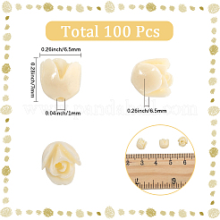 100Pcs Synthetic Coral Carved Beads&nbsp;CORA-SC0001-13
