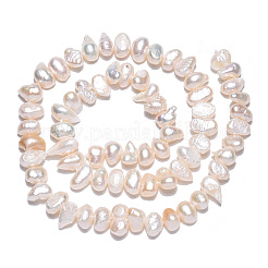 Natural Cultured Freshwater Pearl Beads Strands&nbsp;PEAR-N014-05