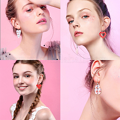 DIY PU Leather Earring Making Kits&nbsp;DIY-SC0012-29