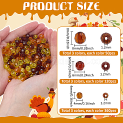 1590Pcs Transparent Acrylic Beads&nbsp;TACR-PH0001-90C