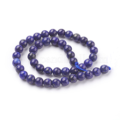 Natural Lapis Lazuli Beads Strands&nbsp;G-G087-4mm