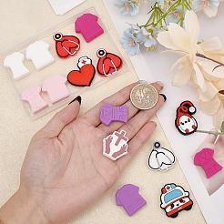 15Pcs 15 Style Food Grade Eco-Friendly Silicone Beads&nbsp;FIND-CA0008-27