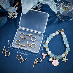 12 Sets Brass Toggle Clasps&nbsp;KK-CN0001-98