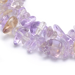 Natural Ametrine Beads Strands&nbsp;G-P332-49B