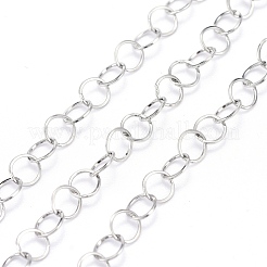 Tarnish Resistant 304 Stainless Steel Rolo Chains&nbsp;CHS-F011-05A-P