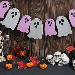 Halloween Theme Ghost Paper Hanging Streamer&nbsp;DIY-WH20014-02B